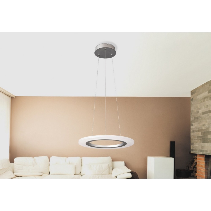 Rabalux 2428 - LED lysekrone ADRIENNE LED/20W/230V sølv
