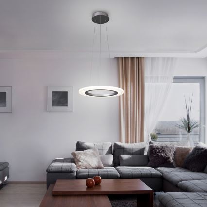 Rabalux 2428 - LED lysekrone ADRIENNE LED/20W/230V sølv