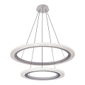 Rabalux 2429 - LED lysekrone ADRIENNE LED/62W/230V sølv