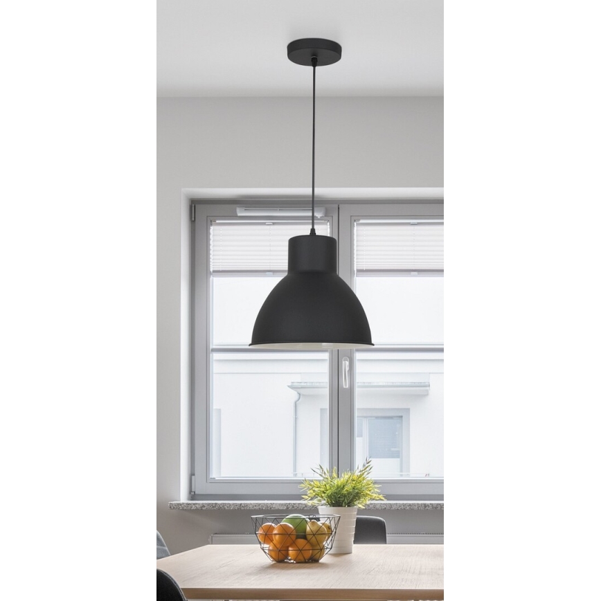 Rabalux - Lysekrone 1xE27/60W/230V sort Ø 27,5 cm
