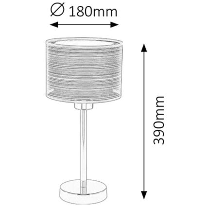 Rabalux - Bordlampe E27/60W