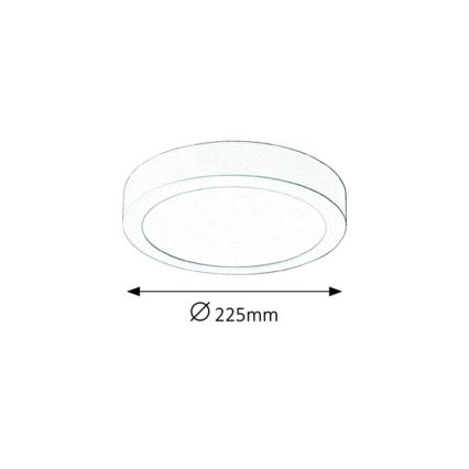 Rabalux - LED-loftlampe LED/18W/230V Ø 22,5 cm