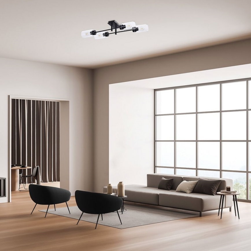 Rabalux - Overflademonteret lysekrone 4xE27/40W/230V 21,5x82 cm