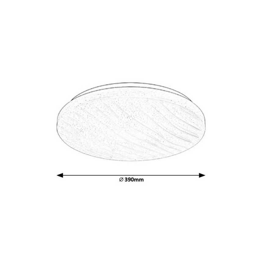 Rabalux - LED lysdæmper loftslampe LED/24W/230V