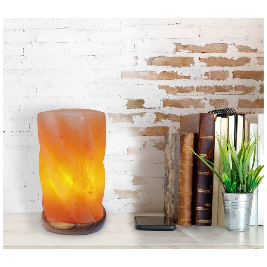 Rabalux - Saltlampe 1xE14/15W/230V akacietræ 3,6 kg