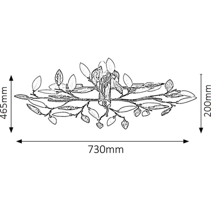 Rabalux - Loftlampe 4xE14/40W/230V 47x69,5 cm