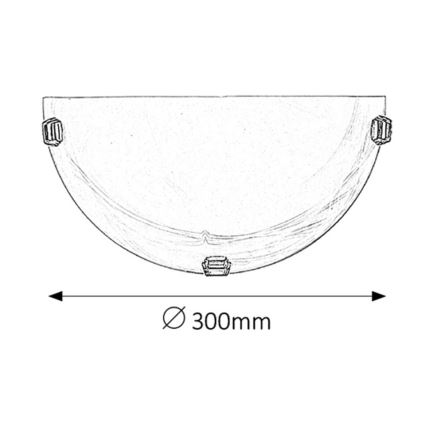 Rabalux - Væglampe 1xE27/60W/230V alabasterglas