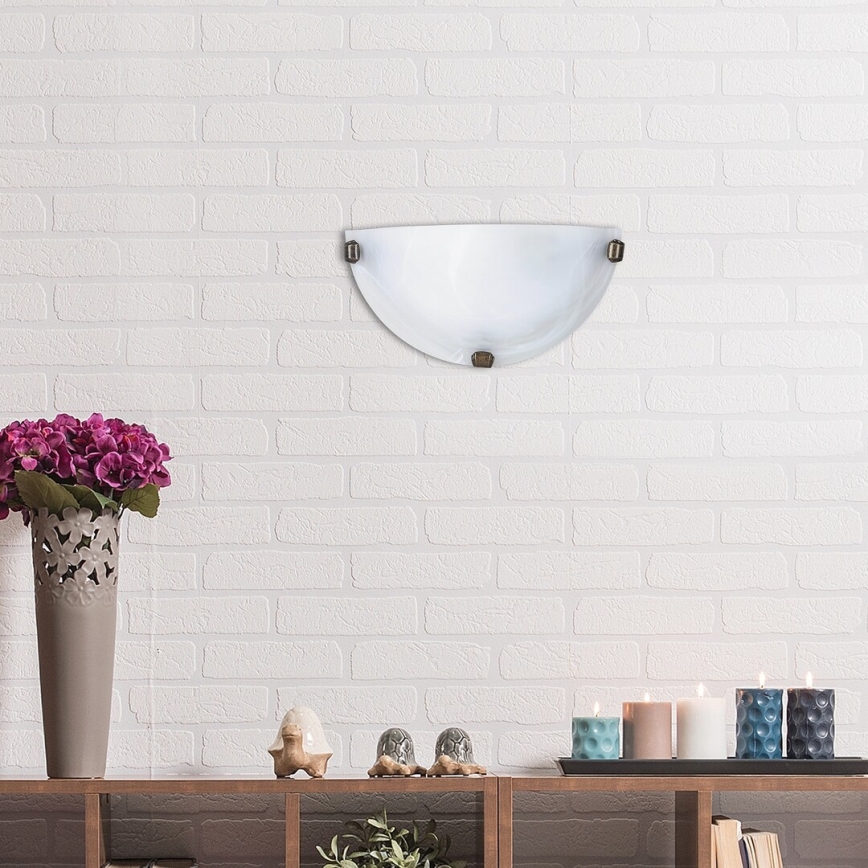 Rabalux - Væglampe 1xE27/60W/230V alabasterglas