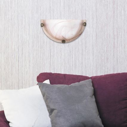 Rabalux - Væglampe 1xE27/60W/230V alabasterglas