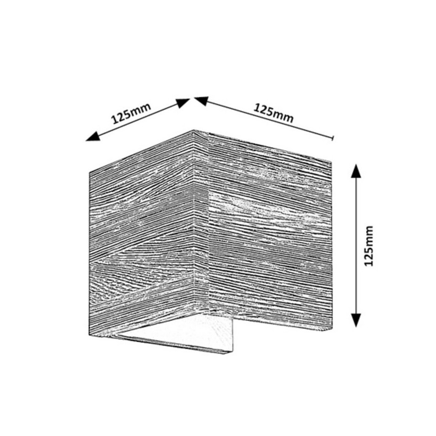 Rabalux  - LED væglampe CINNAMON LED/7W/230V
