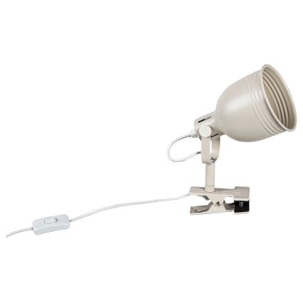 Rabalux - Spotlampe with a clip 1xE14/25W/230V beige