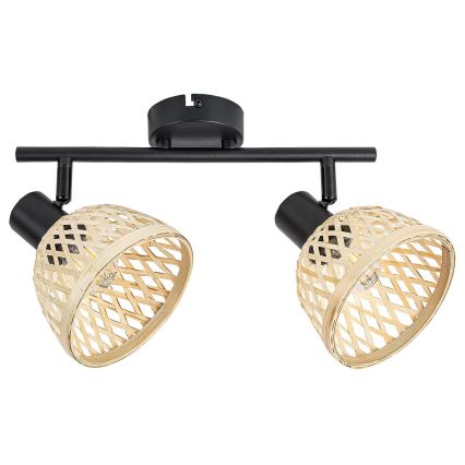 Rabalux - Spotlampe 2xE14/15W/230V rattan