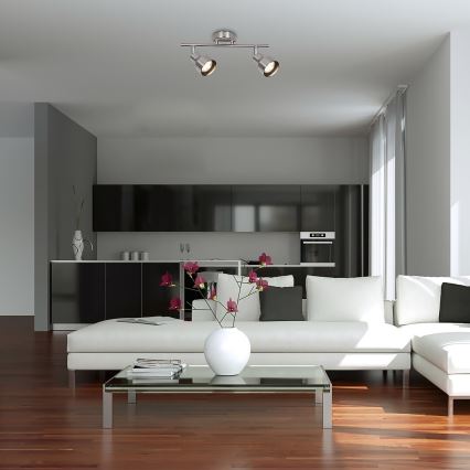 Rabalux - Spotlampe 2xGU10/50W/230V