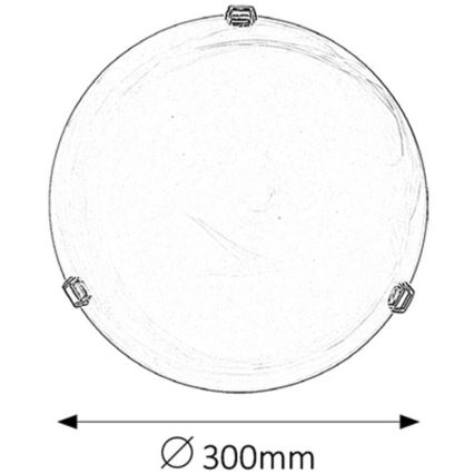 Rabalux - Loftlampe 1xE27/60W/230V