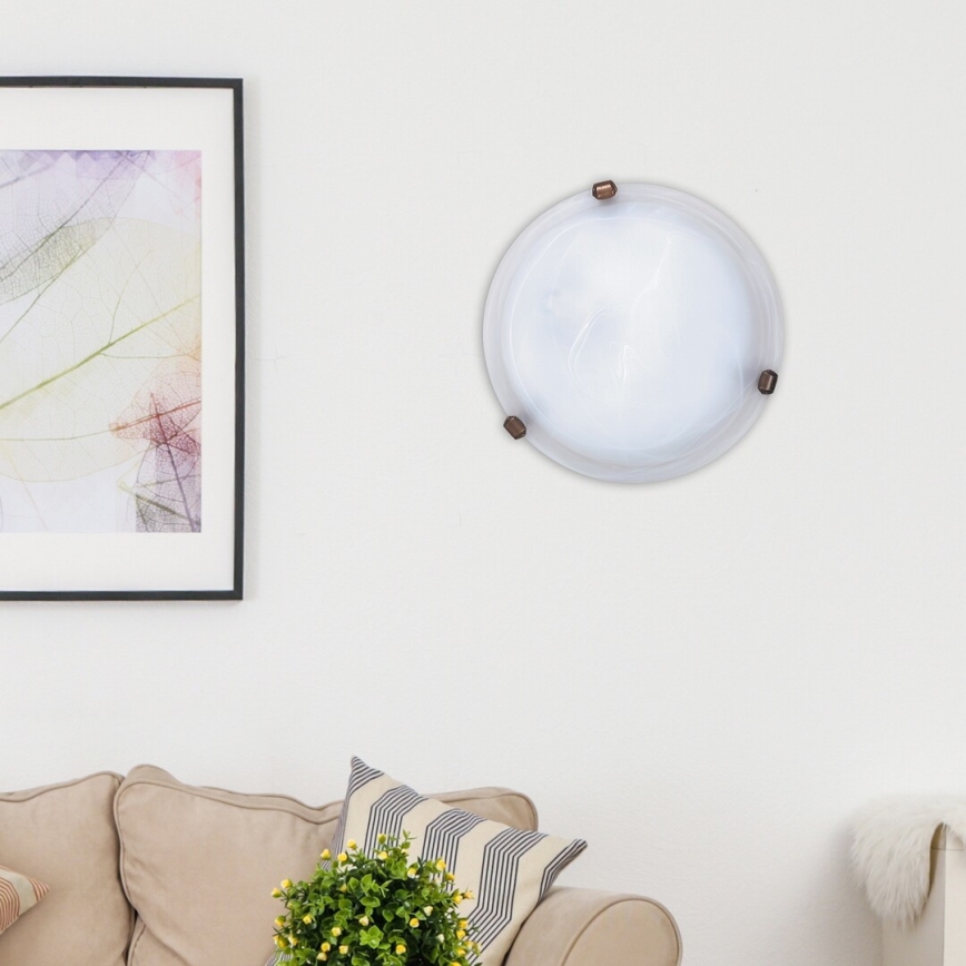 Rabalux - Loftlampe 1xE27/60W/230V alabasterglas