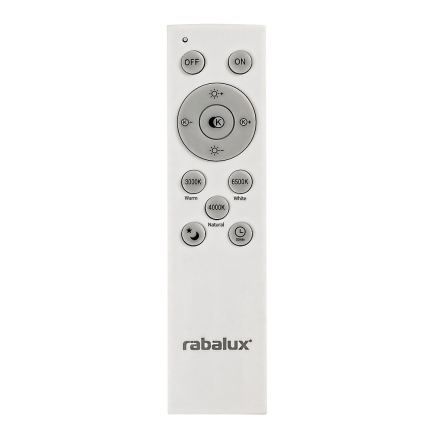 Rabalux - LED loftlampe dæmpbar LED/72W/230V 3000-6500K + fjernbetjening