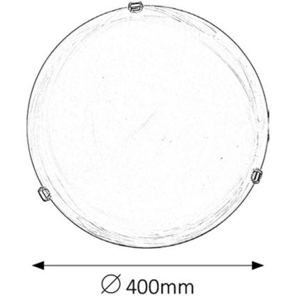 Rabalux - Loftlampe 2xE27/60W/230V