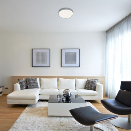 Rabalux - LED-loftlampe LED/36W/230V Ø 40 cm sølv