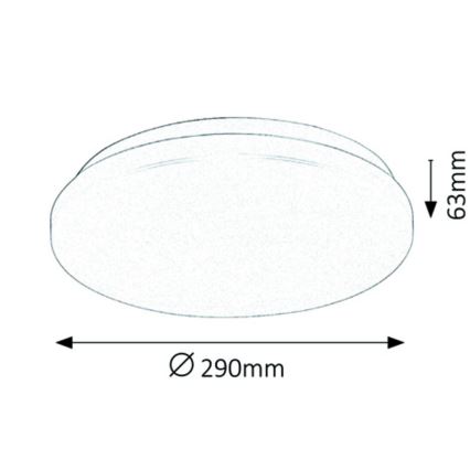 Rabalux - LED loftsbelysning 1xLED/20W/230V