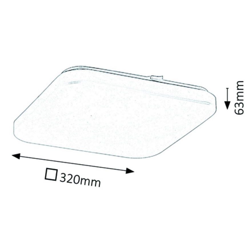 Rabalux - LED loftlampe LED/32W/230V 32x32 cm