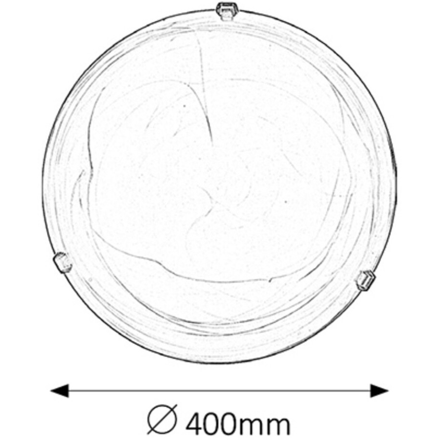 Rabalux - Loftlampe 2xE27/60W/230V med alabasterglas