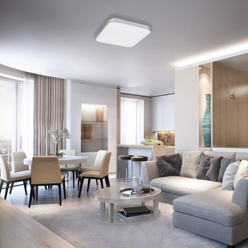 Rabalux - LED loftarmatur LED/36W/230V kvadratisk 53x53 cm