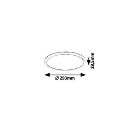 LED loftsbelysning LED/18W/230V