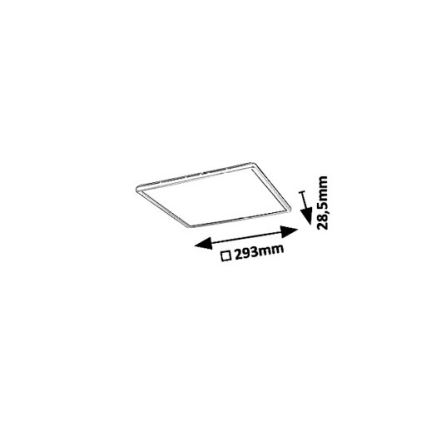 Rabalux 3429 - LED loftsbelysning PAVEL LED/18W/230V