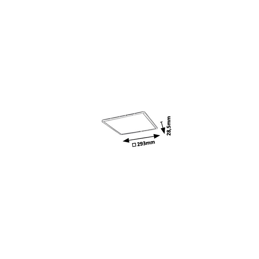 Rabalux 3429 - LED loftsbelysning PAVEL LED/18W/230V