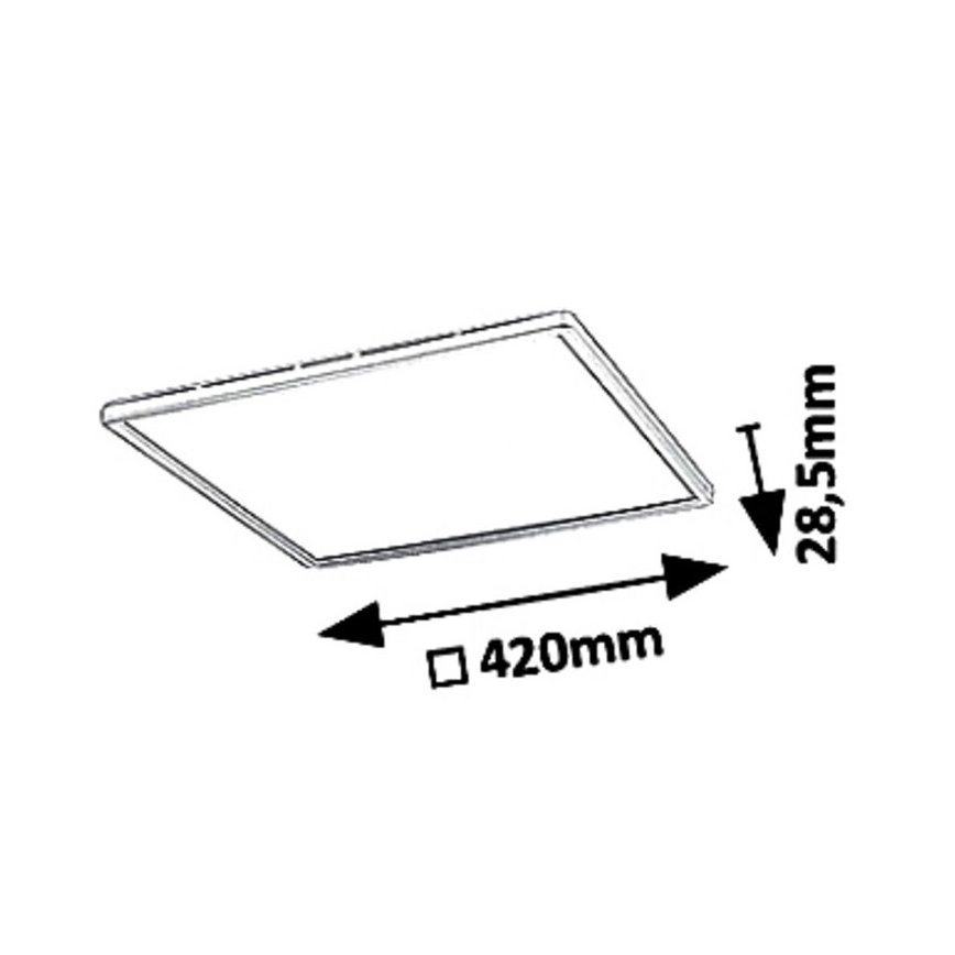 LED loftlampe dæmpbar LED/22W/230V