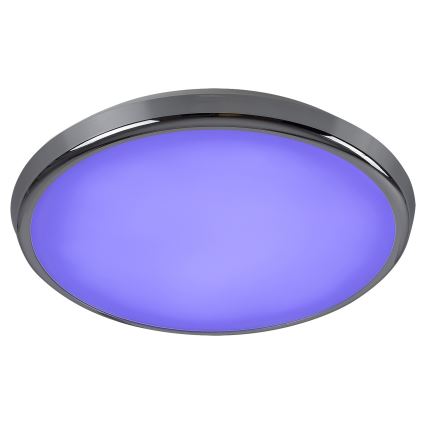 Rabalux - LED RGB Loftlampe til badeværelse LED/18W/230V diameter 30 cm 3000-6500K IP44 + fjernbetjening