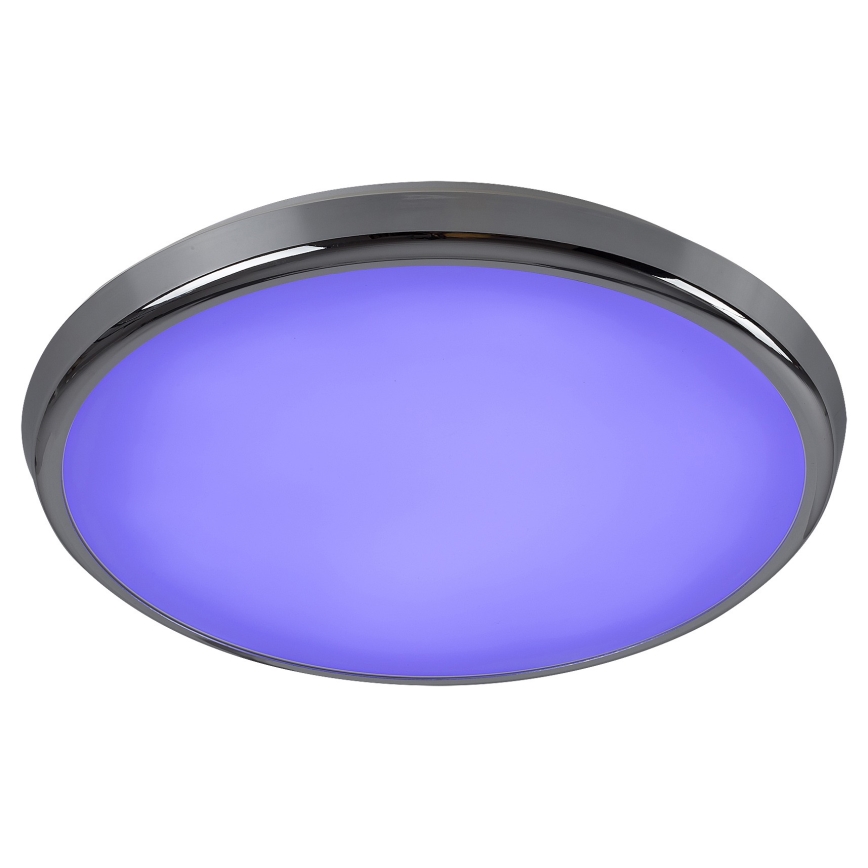 Rabalux - LED RGB Loftlampe til badeværelse LED/18W/230V diameter 30 cm 3000-6500K IP44 + fjernbetjening