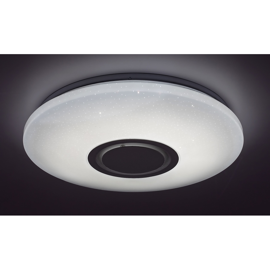 Rabalux - LED loftlampe m. RGB-farver og højtaler dæmpbar LED/24W/230V Wi-Fi Tuya + fjernbetjening