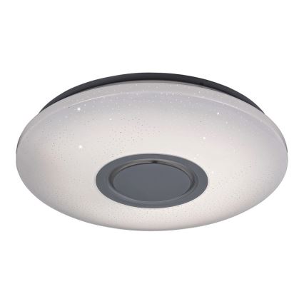 Rabalux - LED loftlampe m. RGB-farver og højtaler dæmpbar LED/24W/230V Wi-Fi Tuya + fjernbetjening
