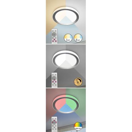 Rabalux - LED loftlampe dæmpbar RGB-farver LED/40W/230V Wi-Fi 2700-6500K + fjernbetjening