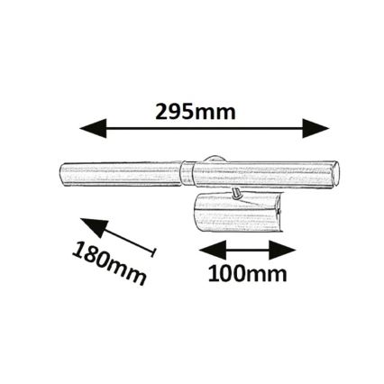 Rabalux - LED gallerilampe 2xG9/2W/230V