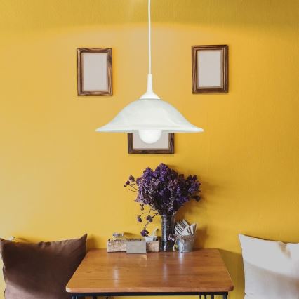 Rabalux - Loftlampe 1xE27/60W/230V, alabastret glas