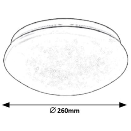 Rabalux - LED loftsbelysning LED/12W/230V