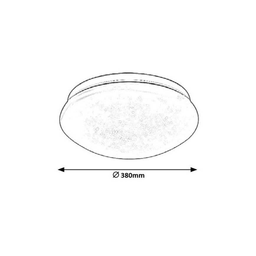 Rabalux - LED loftsbelysning LED/24W/230V