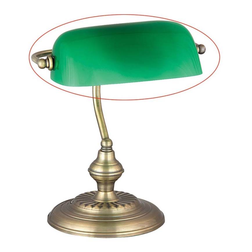 Rabalux 4038 - Reserveglas til bordlampe BANK E27