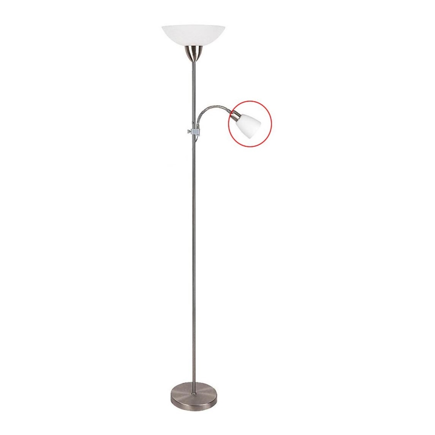 Rabalux 4067 - Reserveglas til gulvlampe DIANA E14 (lille) hvid