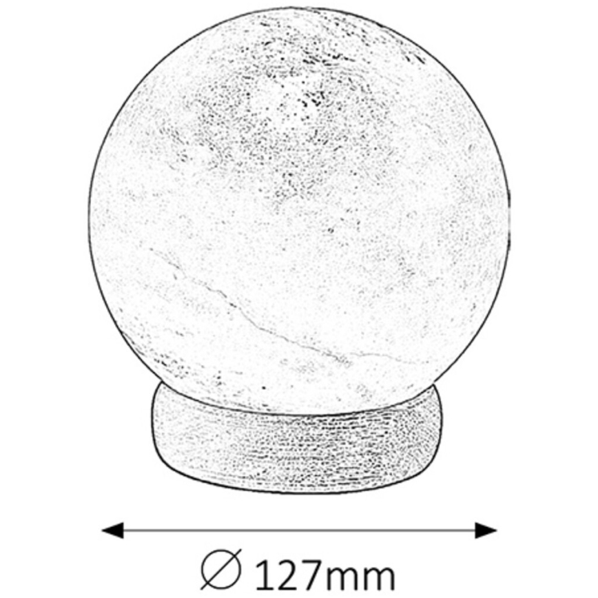 Rabalux -  Salt lampe 1xE14/15W/230V akacietræ 2,6 kg