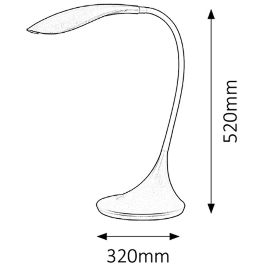 Rabalux - LED lampe dæmpbar 1xLED/4,5W/230V