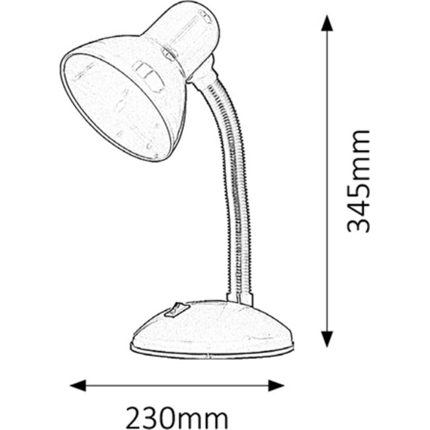 Rabalux - Bordlampe 1xE27/40W/230V