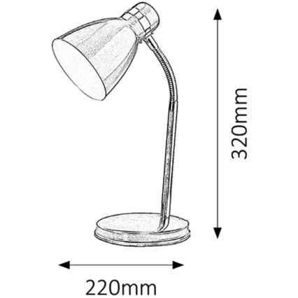 Rabalux - Bordlampe 1xE14/40W/230V