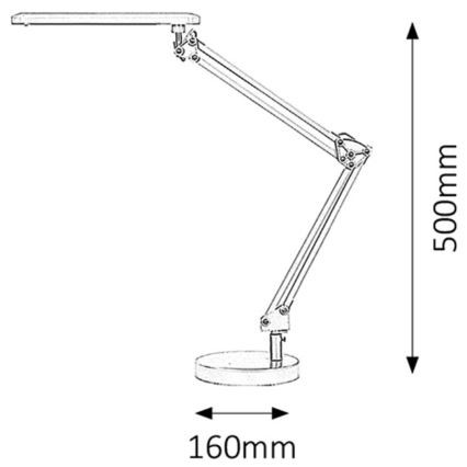 Rabalux - LED bordlampe 1xLED/5,6W/230V