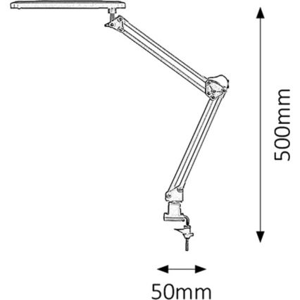 Rabalux - LED bordlampe LED/5,6W/230V