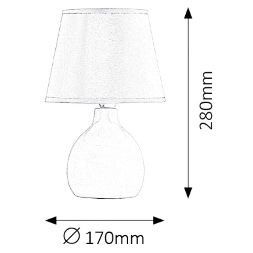 Rabalux - Bordlampe 1xE14/40W/230V