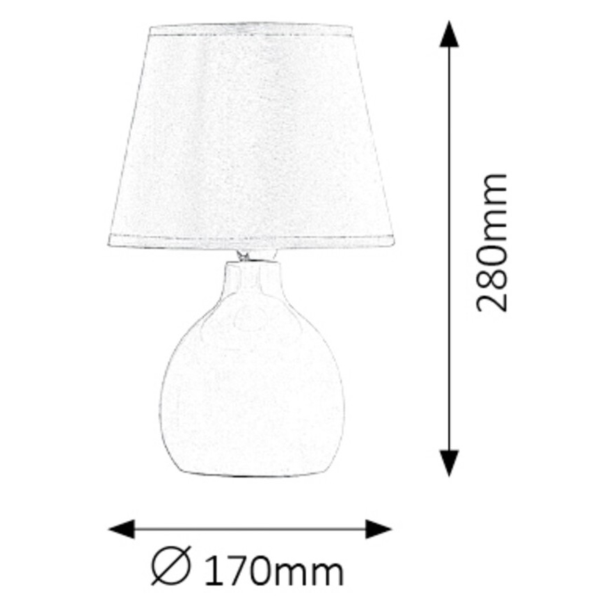 Rabalux - Bordlampe 1xE14/40W/230V