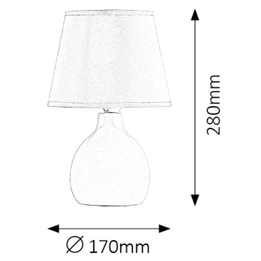 Rabalux - Bordlampe 1xE14/40W/230V